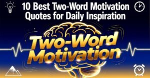 two word motivation