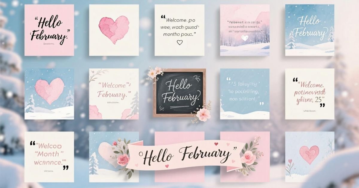 hello february quotes