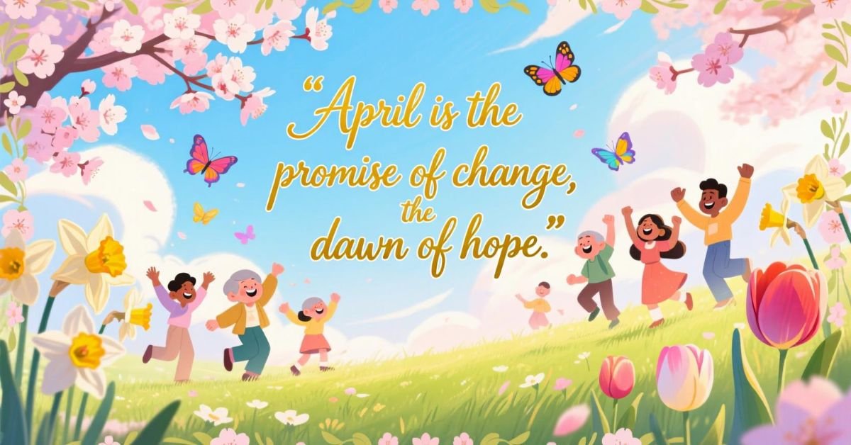 welcome april quotes