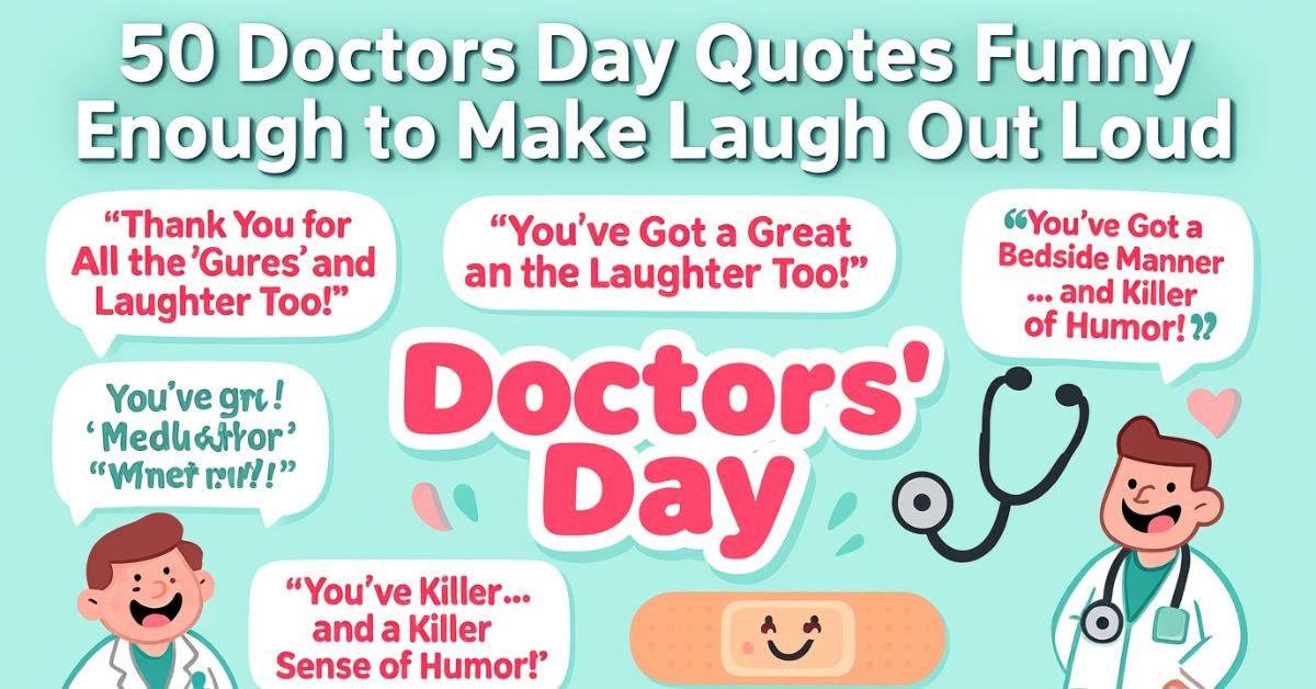 doctors day quotes funny